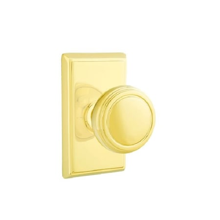 Emtek Bright Brass Privacy 8221NWUS3 8221NWUS3